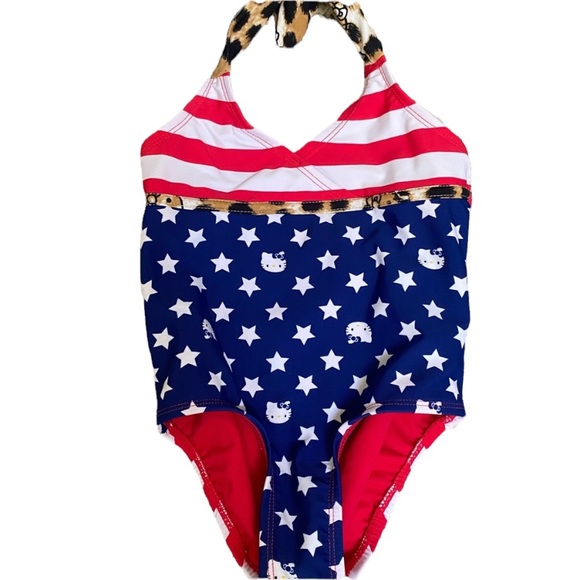 Hello Kitty Swim Hello Kitty Patriotic Bathing Suit 4th Of July 4